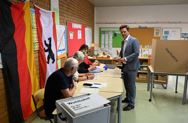 Abgeordnetenhauswahl in Berlin, Steffen Krach Stimmabgabe