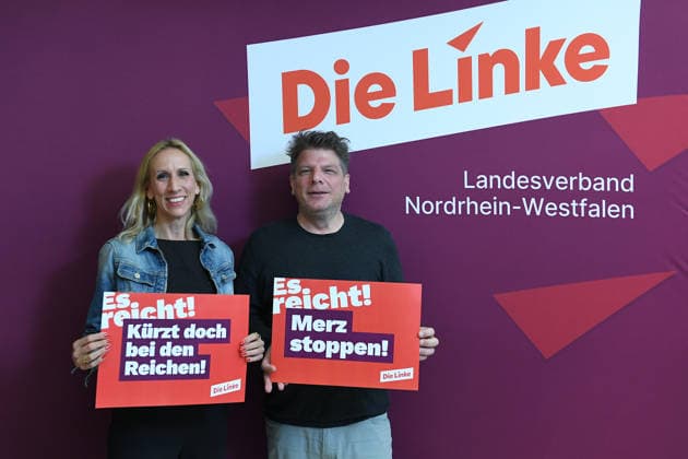 NRW, Die Linke Landesparteitag in Mülheim an der Ruhr