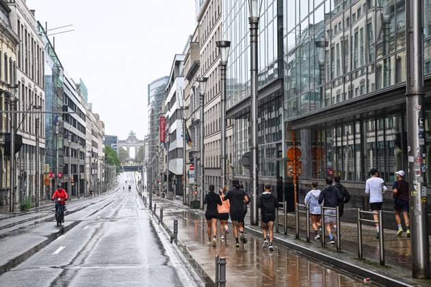 Belgien, Autofreier Sonntag in Brüssel