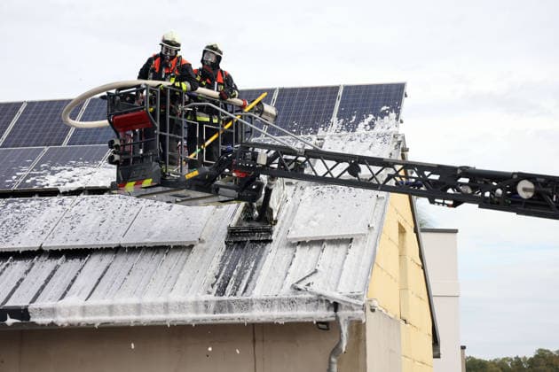 Bayern, Gebäudebrand in Pegnitz, Oberfranken