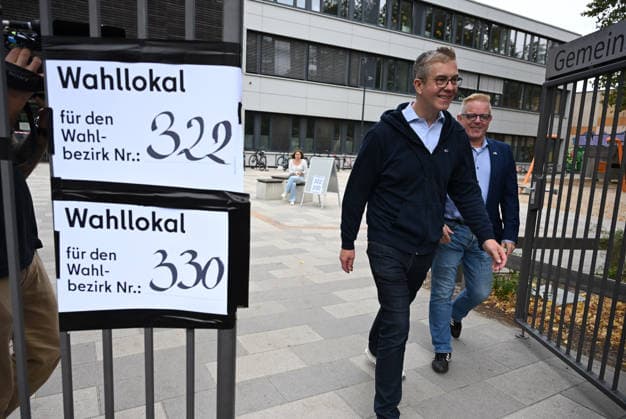 Abgeordnetenhauswahl in Berlin, Stefan Evers Stimmabgabe