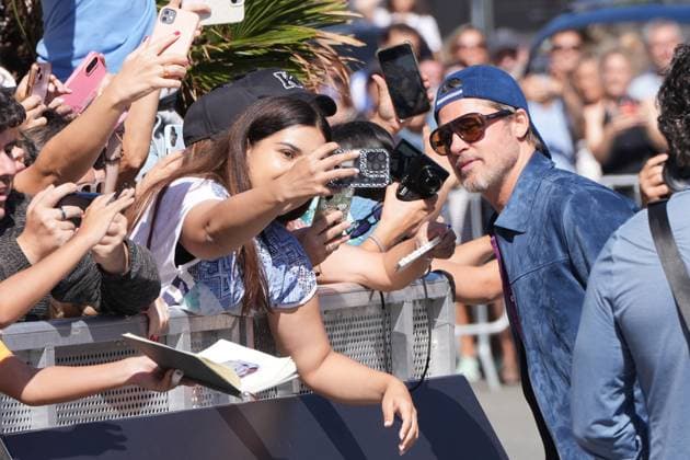 San Sebastian International Film Festival, Ankunft von Brad Pitt