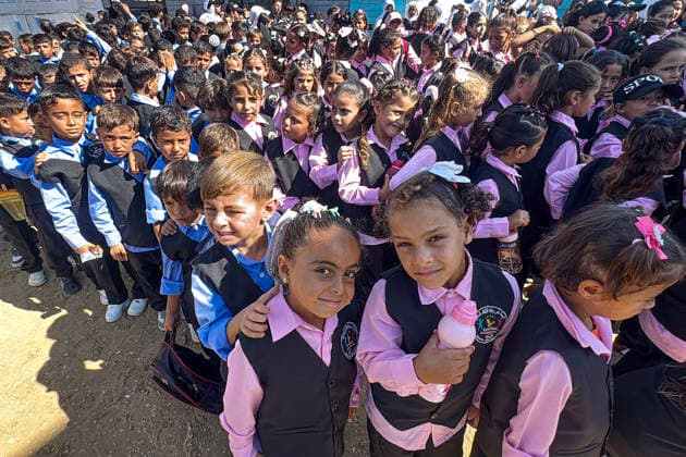 Nahostkonflikt, Gaza, Eröffnung einer Waisenschule in Deir al-Balah
