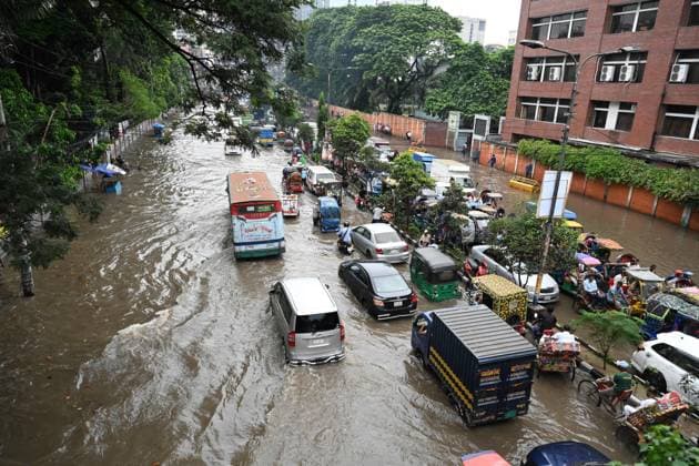 Bangladesch, Überschwemmungen in Dhaka