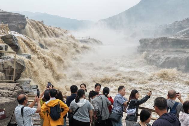 China, Eindrücke vom Hukou-Wasserfall