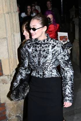 London Fashion Week, Gäste der Alexander McQueen Modenschau
