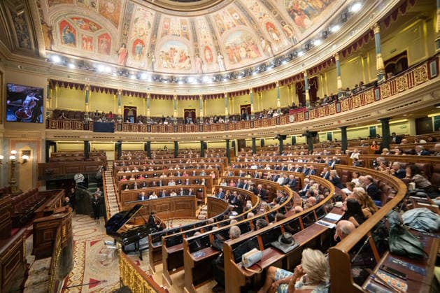 Spanien, Sitzung im Kongress in Madrid