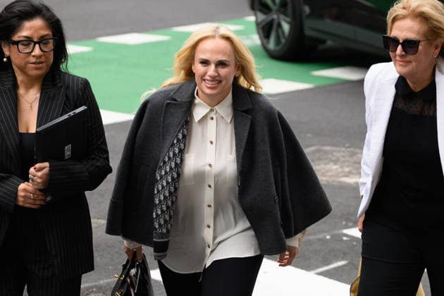 Celebrity, Rebel Wilson vor Federal Court in Sydney, Australien