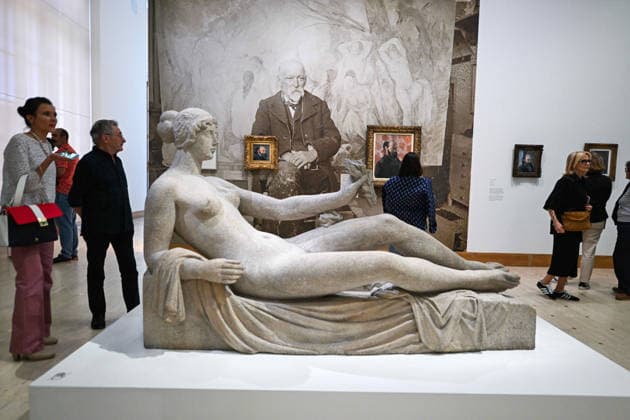 Arts, Cezanne Ausstellung im Grand Palais in Paris