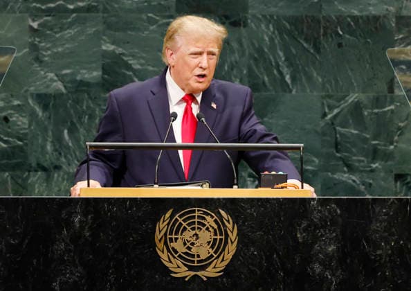USA, UN-Generalversammlung in New York, Rede von Donald Trump