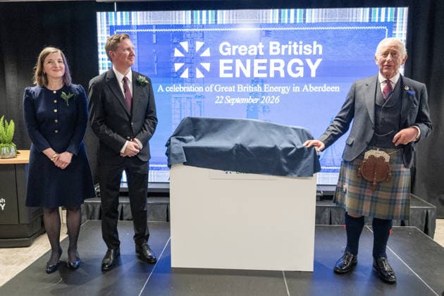 Royals, Großbritannien, König Charles besucht Aberdeen