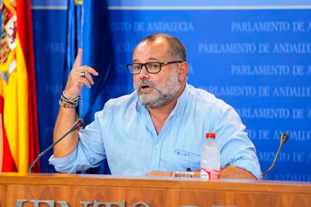 Spanien, Pressekonferenz der Sprecher der Fraktionen im andalusischen Parlament