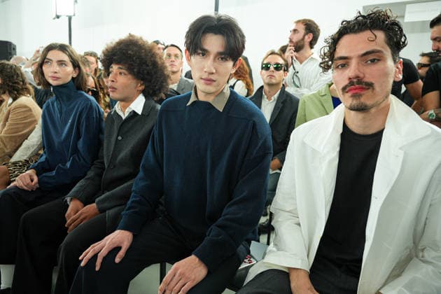 Mailand Fashion Week, Gäste der Jil Sander Modenschau