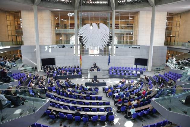 Berlin, Bundestagssitzung