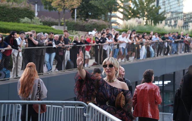 Mailand Fashion Week, Gäste der Etro Modenschau