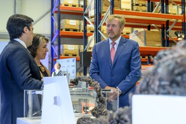 Royals, Niederlande, König Willem-Alexander besucht Ecowende in IJmuiden