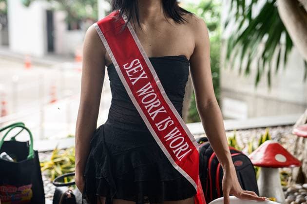 Thailand, Protest von SexarbeiterInnen in Bangkok