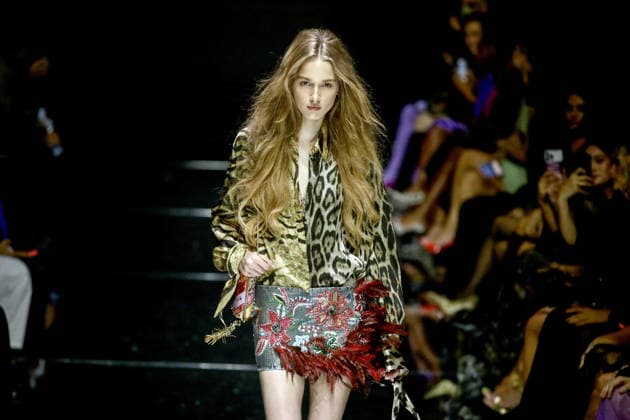 Mailand Fashion Week, Roberto Cavalli Modenschau