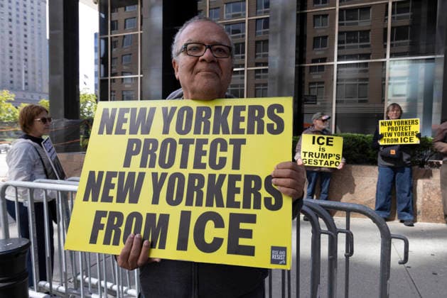USA, Protest gegen ICE in New York