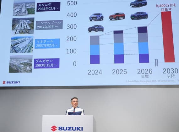Japan, Suzuki präsentiert Unternehmensstrategie in Tokio