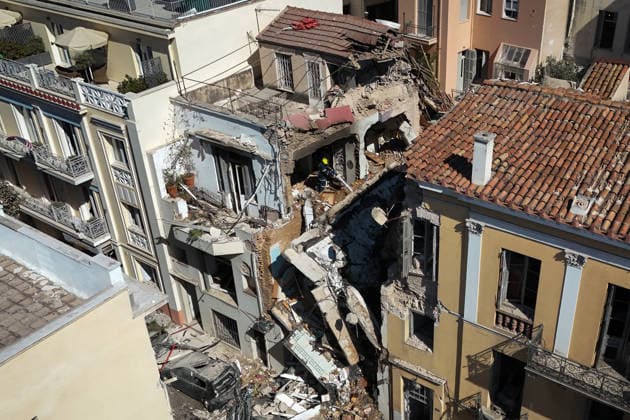 Griechenland, Explosion in Wohngebäude in Athen