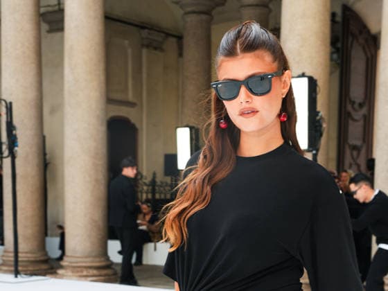 Mailand Fashion Week, Gäste der Sportmax Modenschau
