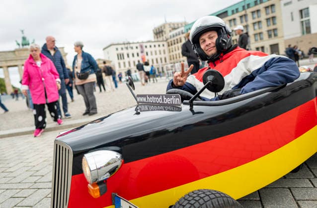 Berlin, Sightseeing in Seifenkiste
