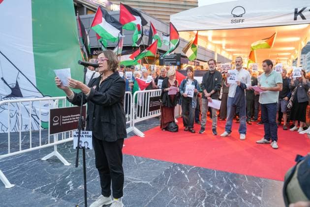 San Sebastian International Film Festival, Kundgebung We are Naza too zur Unterstützung des Films Naza