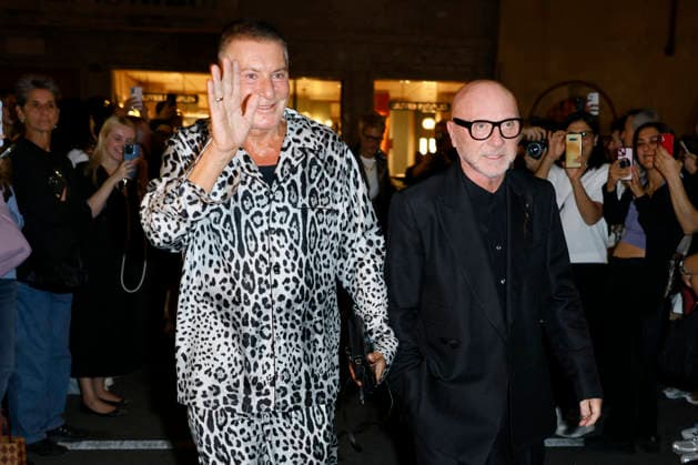 Mailand Fashion Week, Gäste der Dolce und Gabbana Modenschau