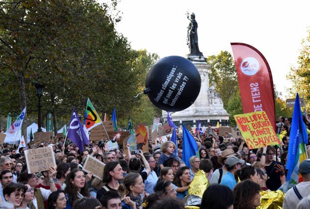 Frankreich, Klimaschützer demonstrieren in Paris