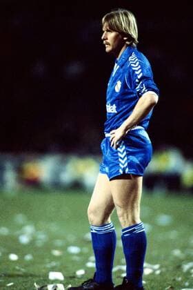 Bernd Schuster (Real) Fußball Herren Saison 1988 1989, Primera Division, 1. Spanische Liga, Real Madrid Einzelbild Madrid Spannung