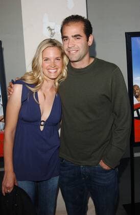 Pete Sampras mit seiner Frau, der Schauspielerin Bridgette Wilson (beide USA), bei der Filmpremiere von The Wendell Baker Story Tennis Herren Filmpremiere 2007, Gruppe Beverly Hills Freude, Tennis Herren Filmpremiere 2007, Gruppe Beverly Hills Freude,