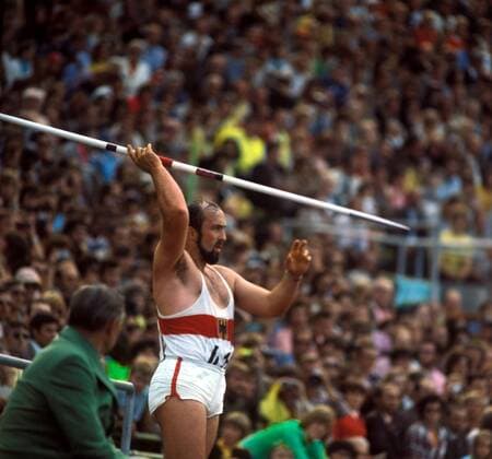 Klaus Wolfermann (BR Deutschland) Leichtathletik OS Sommer Herren DEUTSCHSPRACHIGE SPORTZEITSCHRIFTEN UND -ZEITUNGEN NUR NACH RÜCKSPRACHE 1972 Einzelbild München Leichtathletik OS Sommer Herren DEUTSCHSPRACHIGE SPORTZEITSCHRIFTEN UND -ZEITUNGEN NUR NACH RÜCKSPRACHE 1972 Einzelbild München