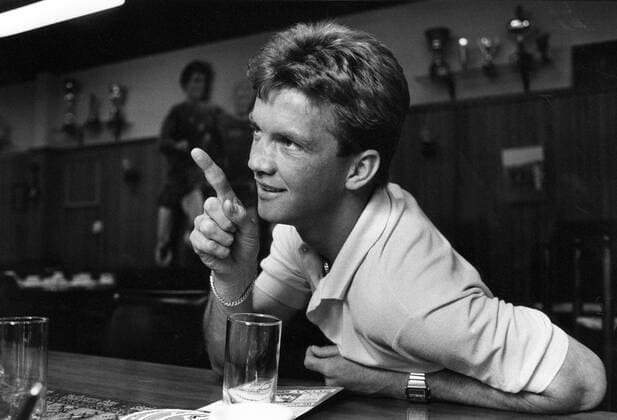 Louis van Gaal (AZ Alkmaar Niederlande) - Fußball Herren Eredivisie 1986 1987, Ehrendivision, 1. Liga Einzelbild Aufnahmedatum geschätzt Alkmaar