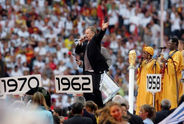 Fussball Herren FIFA WM Weltmeisterschaft 2006 Deutschland - Costa Rica: Eröffnungsfeier Herbert Grönemeyer