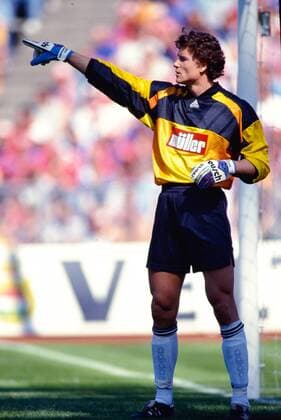Fussball 1. Bundesliga 1993 1994 34. Spieltag 07.05.1994 FC Bayern München - FC Schalke 04 Torwart Jens Lehmann (FC Schalke) FOTO: WEREK Pressebildagentur xxNOxMODELxRELEASExx