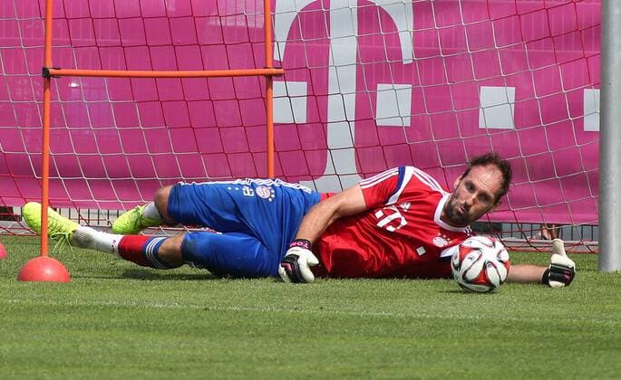 17.07.2014,FC Bayern Training, Säbenerstrasse, München, Fussball,Sport,im Torwart Tom Starke EP_prz