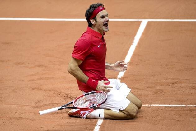 Roger Federer (Sui) - Tennis, Davis Cup Daviscup Finale, Lille - 23 11 2014 JBAutissier 
