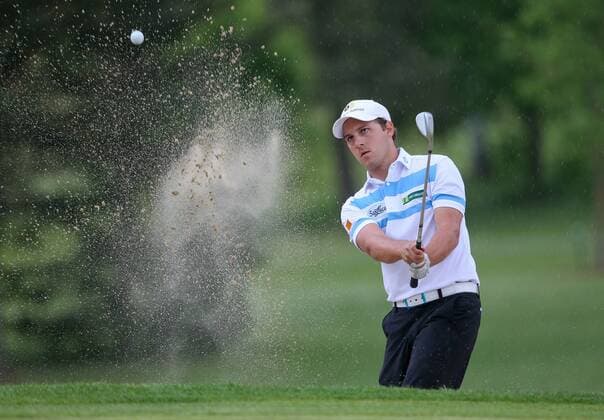 GOLF - Goesser Open 2015 MARIA LANKOWITZ,AUSTRIA,09.MAY.15 - GOLF - Alps Tour, Goesser Open, GC Erzherzog Johann. Image shows Lukas Nemecz (AUT). GEPAxpictures xChristianxWalgram