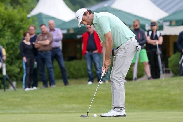 GOLF - Goesser Open 2015 MARIA LANKOWITZ,AUSTRIA,09.MAY.15 - GOLF - Alps Tour, Goesser Open, GC Erzherzog Johann. Image shows Martin Wiegele (AUT). GEPAxpictures xChristianxWalgram