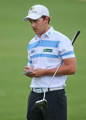 GOLF - Goesser Open 2015 MARIA LANKOWITZ,AUSTRIA,09.MAY.15 - GOLF - Alps Tour, Goesser Open, GC Erzherzog Johann. Image shows Lukas Nemecz (AUT). GEPAxpictures xChristianxWalgram