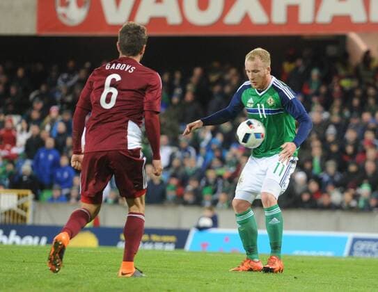 International Friendly Länderspiel Northern Ireland vs Latvia International Friendly Northern Ireland vs Latvia Belfast 13 th November 2015 Liam Boyce