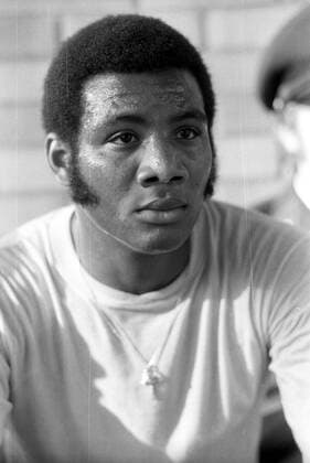 WM 1974, Nationalmannschaft Haiti in der Sportschule Grünwald, Wilner Nazaire