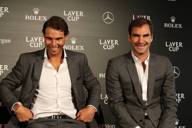 Laver Cup Prag, 20. 09. 2017 Rafael NADAL, Roger FEDERER