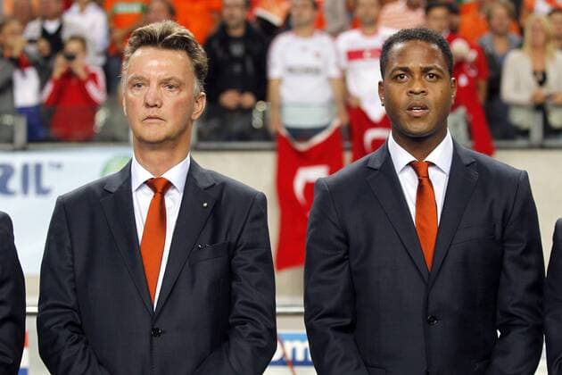 AMSTERDAM, 07-09-2012 , Stadion Arena , WK kwalificatie Nederland - Turkije 2-0. Louis van Gaal en Patrick Kluivert nederland - turkije