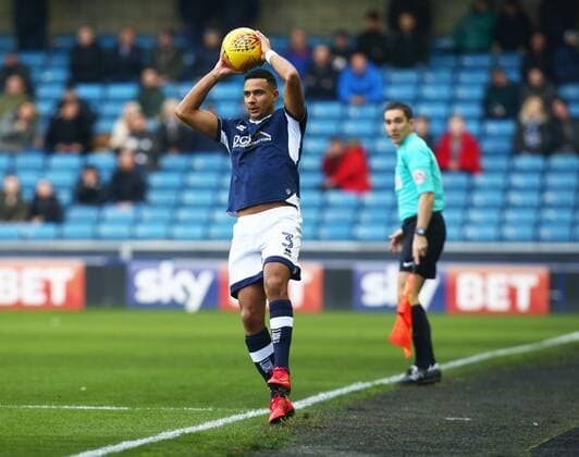 December 2, 2017 - London, United Kingdom - AJames Meredith of Millwall.during Sky Bet Championship match between Millwall against Sheffield United at The Den on 2 Dec 2017 Millwall v Sheffield Uinted - Sky Bet Championship  - ZUMAn230 20171202_zaa_n230_546 Copyright: xKieranxGalvinx