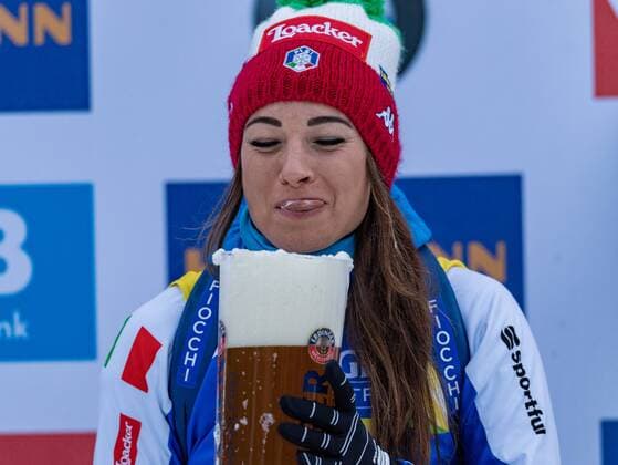 Themen der Woche - SPORT Bilder des Tages - SPORT 11.01.2018, Chiemgau Arena, Ruhpolding, GER, IBU Weltcup, Einzel, Damen, im Bild Dorothea Wierer (ITA) Dorothea Wierer of Italy during Ladies Individual of BMW IBU Biathlon World Cup at the Chiemgau Arena, Ruhpolding, Germany on 2018 01 11. Ruhpolding