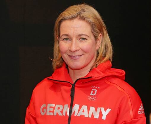 11.01.2018, Deutschland, Muenchen - Olympia - DOSB Einkleidung. Im Bild Claudia Pechstein. Muenchen