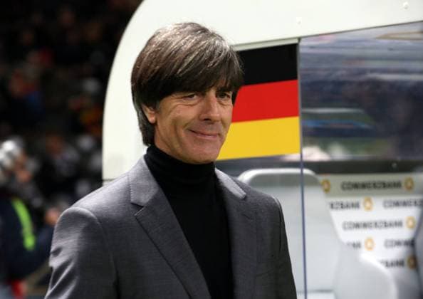 Themen der Woche - SPORT Bilder des Tages - SPORT GER, Deutschland vs. Brasilien 27.03.2018, Berliner OLympiastadion, Berlin, GER, Deutschland vs. Brasilien, im Bild Trainer Joachim Loew (Deutschland)