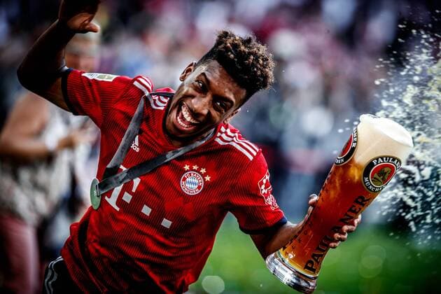 Kingsley Coman (FC Bayern Muenchen 29), FC Bayern Muenchen vs. VfB Stuttgart, 1.Bundesliga, Fussball, 12.05.2018, FC Bayern Muenchen vs. VfB Stuttgart, 1.Bundesliga, Fussball, 12.05.2018 Muenchen Copyright: xLanger Eibner-Pressefotox EP_HLR